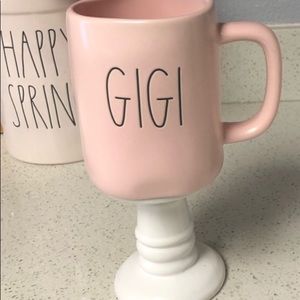 Rae Dunn Gigi pink mug